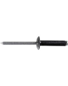 AUVECO AP17121 Rivet, 3/16 in Dia x 5/64 to 15/64 in Grip Range, Aluminum Rivet/Mandrel, Black