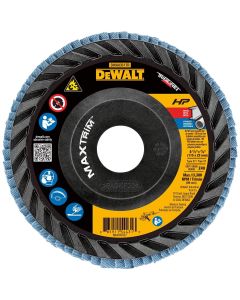DEWALT Type 27 Flap Disc Zirconia Alumina 4 1/2 In Disc Diameter 40 Abrasive Grit