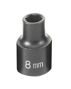 GRE1008M image(1) - Grey Pneumatic 3/8" Drive x 8mm Standard Socket