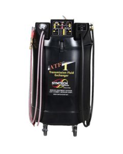 Symtech ATF 1- In-Line and Dipstick Automatic Transmission Fluid Exchanger with On-Board 12V Power Supply and Battery Charger