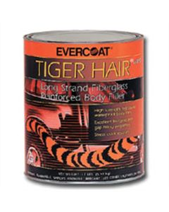FIB1190 image(1) - Fibre glass Evercoat TIGER HAIR 101190 Long Strand Fiber Reinforced Filler, 1 gal Can, Paste, Long Strand