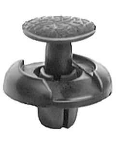 AVC20335 image(0) - AUVECO 20335 Push-Type with Drive Pin Fender Liner Retainer, 18 mm Dia Head x 7 mm L Stem x 7 mm Hole, Nylon, Black