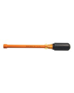 KLE646716M image(0) - Klein Tools 7/16-Inch Magnetic Tip Nut Driver 6-Inch Shaft