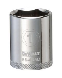 DEWALT 6 Point 1/2" Drive Socket 1" SAE