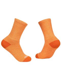 RDB1016 image(0) - Redback Everyday Womens Crew Hthr Orange Creamsicle