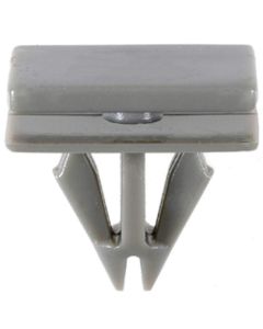 AVC19822 image(0) - AUVECO 19822 Rocker Panel Molding Clip, (9/16 x 3/4 in Top x 5/8 x 3/4 in Bottom) Head, Nylon, Gray