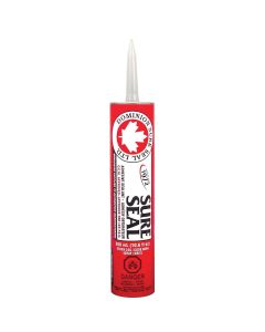 Dominion Sure Seal 9004 All-Purpose Sure Seal Adhesive Sealant, 300 mL Cartridge, Gray, Liquid, 24 hr Curing