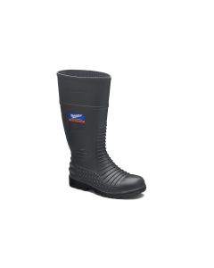 BLU028-090 image(1) - Blundstone Steel Toe Gumboots-Waterproof, Metarsal Guard, Puncture Resistant Midsole, Grey, AU size 9, US size 10