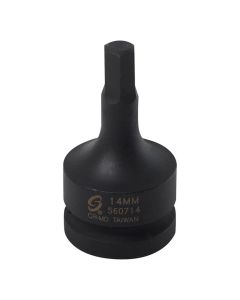 SUN560714 image(0) - SUNEX 1"Dr. 14mm Hex Bit Socket