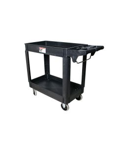KTI75126 image(0) - K Tool International Tool Cart HD Plastic 2 Shelf Tub Style