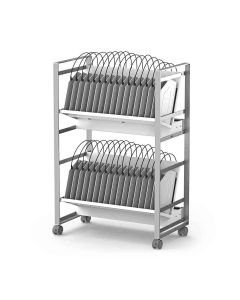 LUXCHMC006 image(0) - Luxor USB-C Open Charging Cart, 32 Device