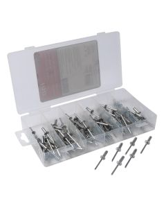 TIT85526 image(1) - Titan 100 Piece 3/16 in x 1/2 in Aluminum/Steel Rivet Set