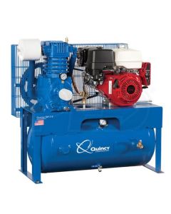 Quincy Compressors 13 HP 30 Gallon Two-Stage Horizontal 230V 1PH Air Compressor - Model G513H30HCE