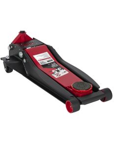 INT352HL image(0) - American Forge & Foundry Service Jack - 3.5 Ton Capacity - Lightning Lift - Short Chassis - 2 pc Handle - 3.35-Inch Min H to 24.21-Inch Max H - High Lift