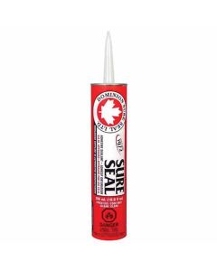 Dominion Sure Seal 9001 All-Purpose Sure Seal Adhesive Sealant, 300 mL Cartridge, Clear, Liquid, 24 hr Curing