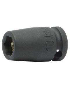 KKN13400MG-14 image(0) - Ko-ken USA 13400MG-14 3/8 Sq. Dr. Socket 14mm 6 point Length 32mm Magnet