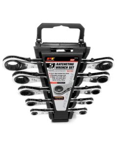 WLMW709 image(1) - Wilmar Corp. / Performance Tool 5 pc. SAE Ratcheting Wrench Set