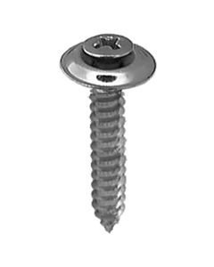 AUVECO 8 X 1 PHIL OVAL HD SEMS TAP SCREW CNTRSNK CHRM