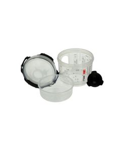 3M PPS 26028 Series 2.0 Micro Spray Cup System Kit, 90 mL, Use With: Accuspray Spray Gun