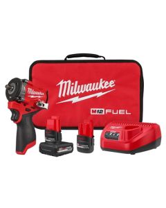 MLW2562-22 image(2) - Milwaukee Tool M12 FUEL&trade;  Stubby 3/8" Impact Wrench Kit