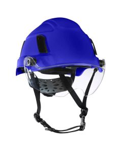 Jackson Safety Safety Helmet - XS2-550 Series - Type 2+ - With Flip-Up Visor - Blue