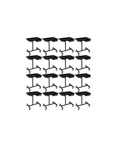 K Tool International Work Table 30 Inch Adjustable (Matte Black) (Pallet of 16)