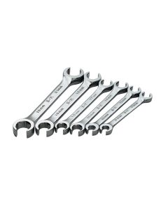 S K Hand Tools WRENCH SET FLARE NUT 6PC METRIC HI POLISH