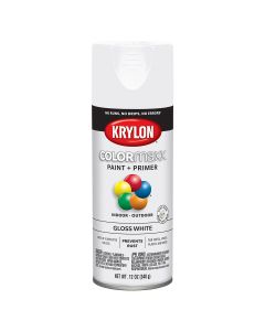 Krylon Gloss White; 12 oz. Aerosol
