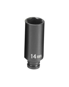 GRE914MDS image(1) - Grey Pneumatic 1/4" Surface Drive x 14mm Deep  Socket