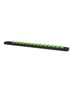 MTSLAS38MBG image(1) - Mechanic's Time Savers 3/8"drive Lock-a-Socket in Matte Black/Green Posts