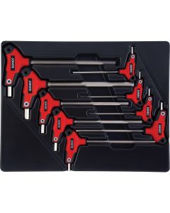 SUN9859 image(2) - SUNEX 9-Piece T-Handle, Hex, Fractional SAE