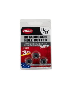 BLR11106KX image(0) - Blair 11/32" Karbon X Rotabroach Cutters - 3PK (11106KX)