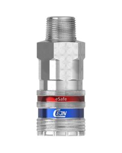 VAC10-410-2454 image(0) - Vacula Safety eSafe Coupling; Eurostandard 3/8" Body Size; 3/8" Male NPT