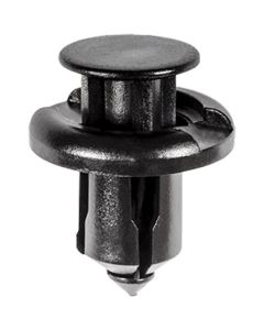 AVCAP19233 image(0) - AUVECO AP19233 Push-Type with Drive Pin Front Bumper Retainer, 20 mm Dia Head x 13 mm L Stem, Nylon, Black