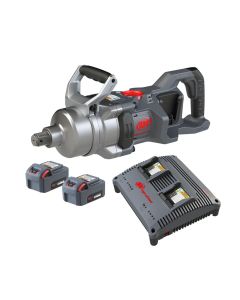 IRTW9491-K2E image(1) - Ingersoll Rand 1 Inch 20V Cordless Impact Wrench 2 Battery Kit, 2600 ft-lb Torque, Friction Ring-Thru-hole Retainer, D-Handle