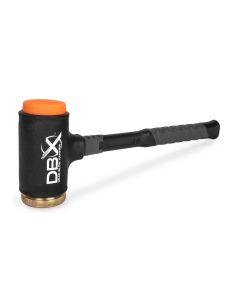 TIT63647 image(0) - Titan DBX 45 oz. Dead Blow Hammer with Replaceable Polyurethane and Brass Striking Faces