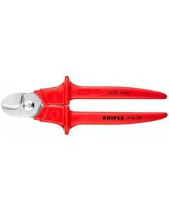 KNP9506230 image(1) - KNIPEX Cable Shears - Plastic Coated Extrusion Handles