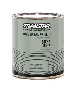 Transtar Autobody Products 6021 - Universal Primer - 1 Gallon Can - Black - 1:1-1 1/2 Mixing - 358 sq-ft/ Gallon at 1 mil Coverage