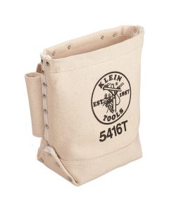 Klein Tools Bolt Bag, Top Closing Tool Pouch with Tunnel Connect, 5 x 10 x 9-Inch