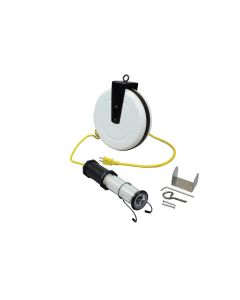 GEN1940-8038 image(1) - General Manufacturing STUBBY II WITH END LIGHT LED 40' REEL 1000 LUMEN BLACK HANDLE
