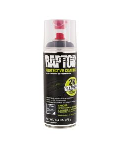 U Pol Products RAPTOR UP4884 2K Bedliner Aerosol, 13.2 oz Aerosol Can, Basalt Gray, 14.5 sq-ft Coverage