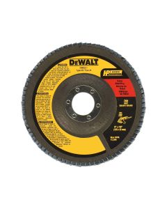 DEWALT 5-Inch By 7/8-Inch 60 Grit Zirconia Angle Grinder Flap Disc