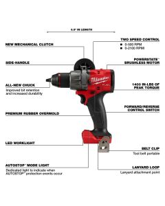 MLW2903-20 image(2) - Milwaukee Tool M18 FUEL 1/2 Inch Drill/Driver (Bare Tool)
