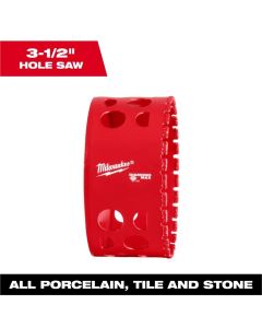 MLW49-56-5678 image(0) - Milwaukee Tool  3-1/2 Inch Diamond Max Hole Saw