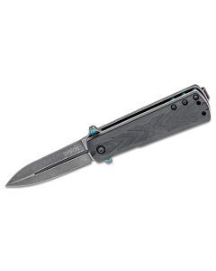 KER3960 image(2) - Kershaw Barstow Assisted Open Liner Lock Spear Point Blade EDC Folding Pocket Knife with BlackWash Finish - Black