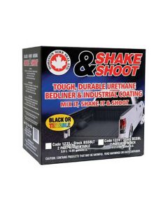 DOMBSSBL image(0) - Dominion Sure Seal Shake and Shoot BSSBL 2-Part Bed Liner Coating, 4 L, Black/Clear