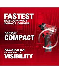 MLW3453-22 image(13) - Milwaukee Tool M12 FUEL 1/4" Hex Impact Driver Kit