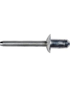 AVC22067 image(0) - AUVECO 22067 Specialty Rivet, 1/4 in Dia x 0.06 to 0.138 in Grip Range, Steel, Zinc