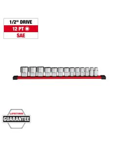 MLW48-22-9422 image(2) - Milwaukee Tool 13pc 1/2 inch Drive 12-Point SAE Socket Set