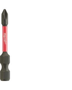 MLW48-32-4760 image(0) - Milwaukee Tool SHOCKWAVE 2&rdquo; Impact Phillips #1 Power Bits (Bulk 25)